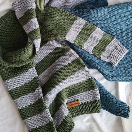 Aller Anfang ist leicht - Strickpullover und Mütze für Anfänger