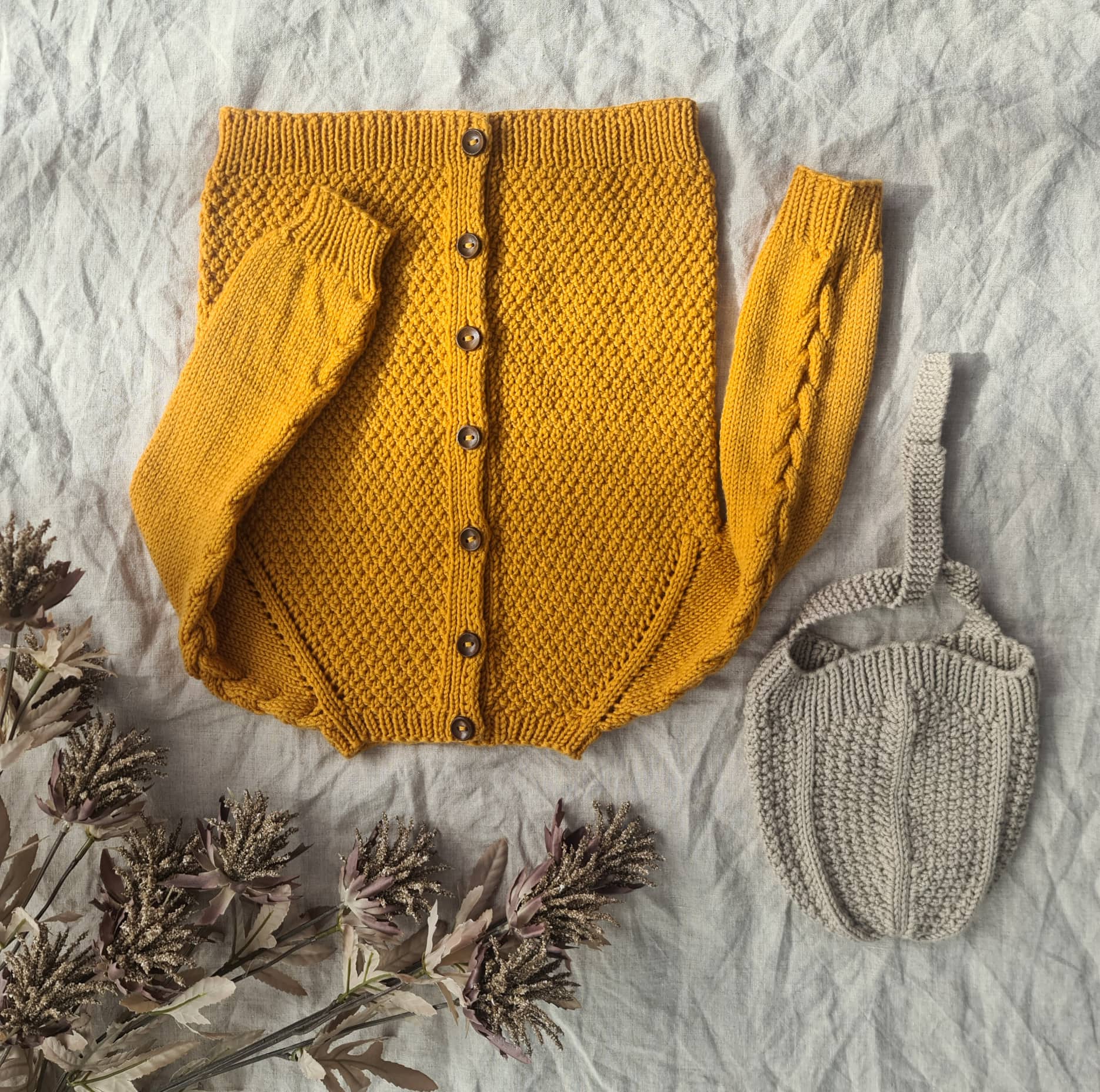 Jacke In Einem Stück Stricken Mouk – Stroff Knitting