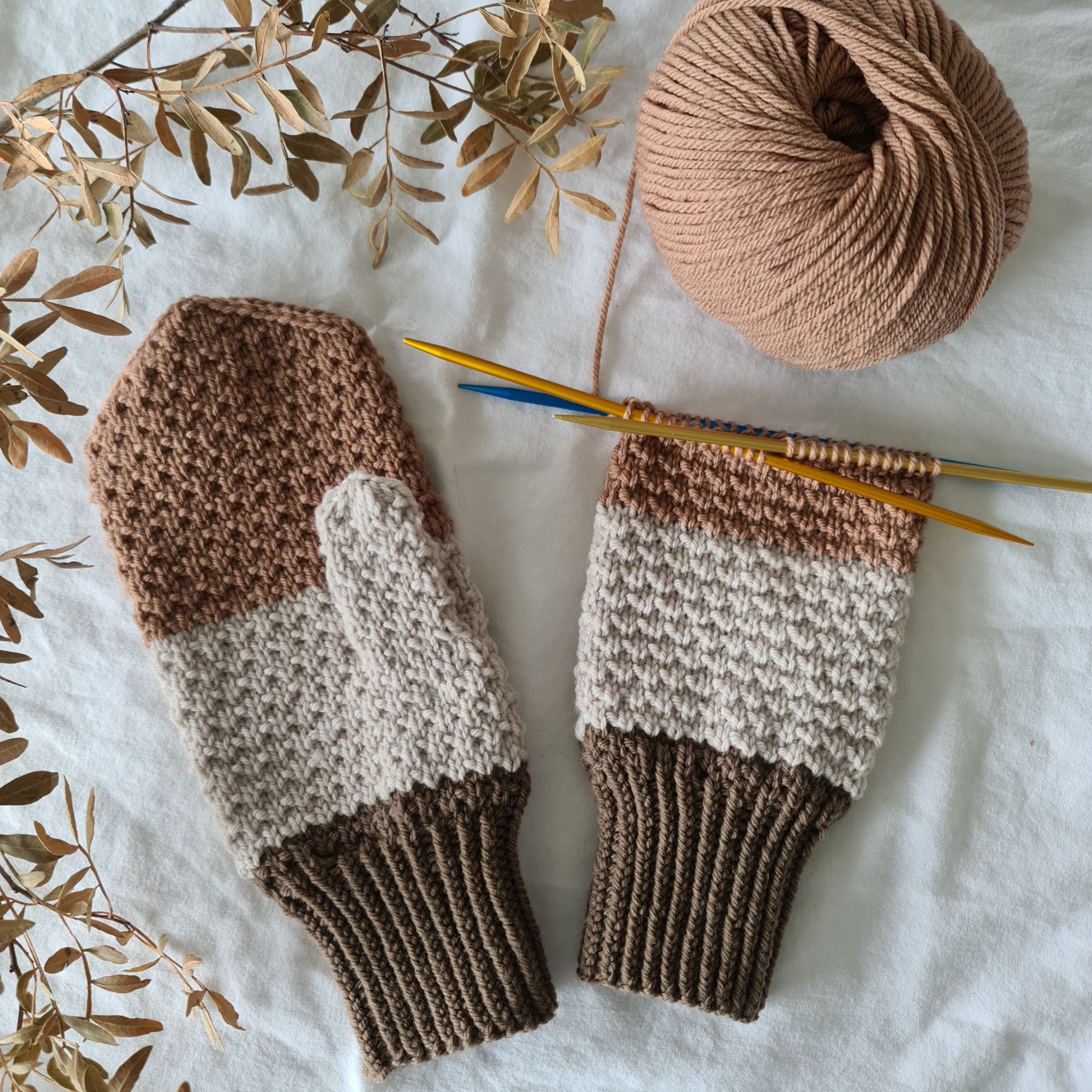 Glut Damenhandschuhe – Stroff Knitting