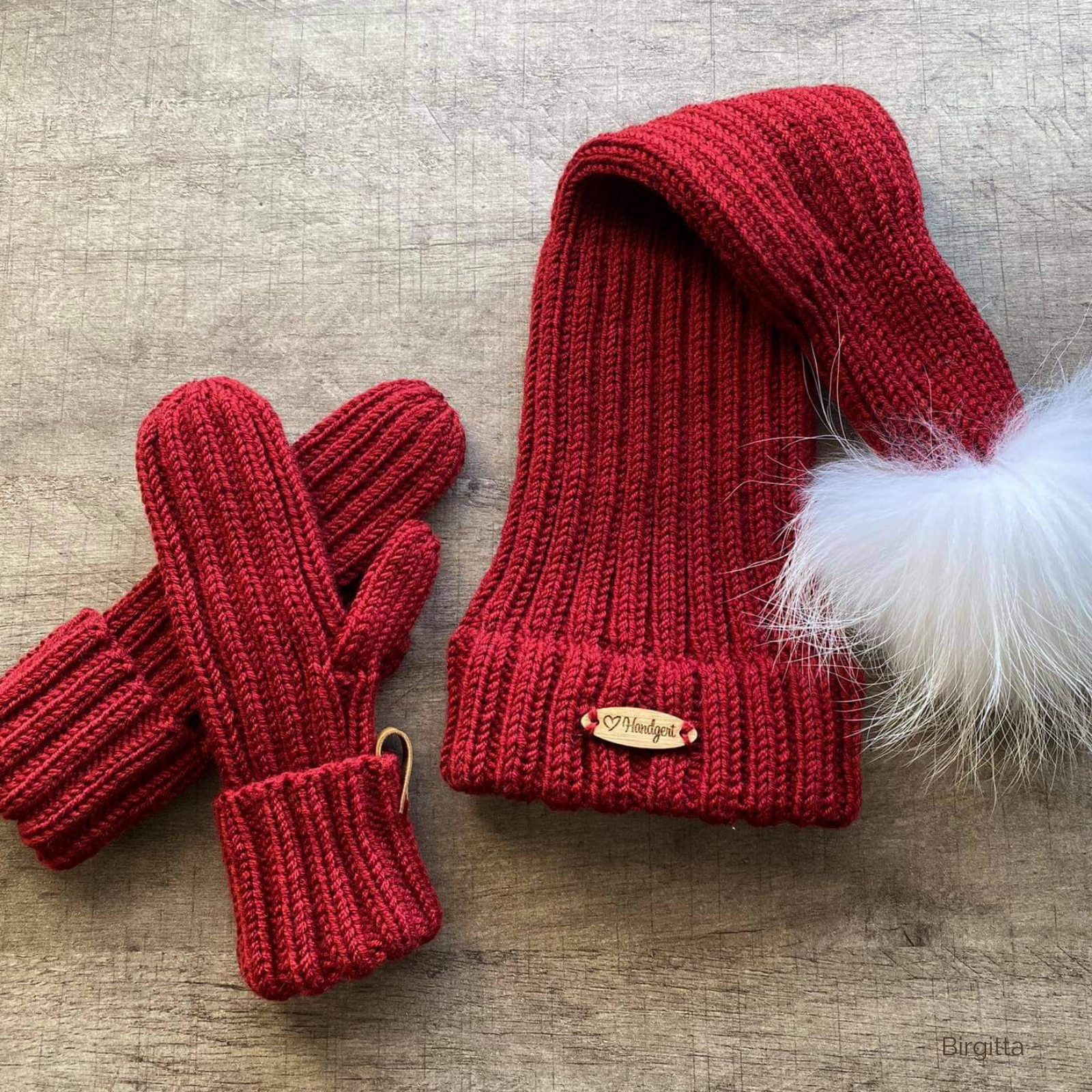 Winternacht - Handschuhe und Mütze